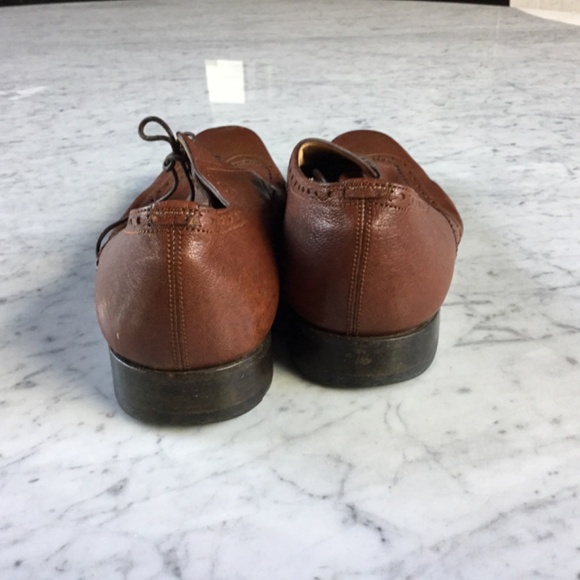 Bally Switzerland Oxford Shoes In Brown Leather Size 7 (Orig. $1250 Now $375) main image 6